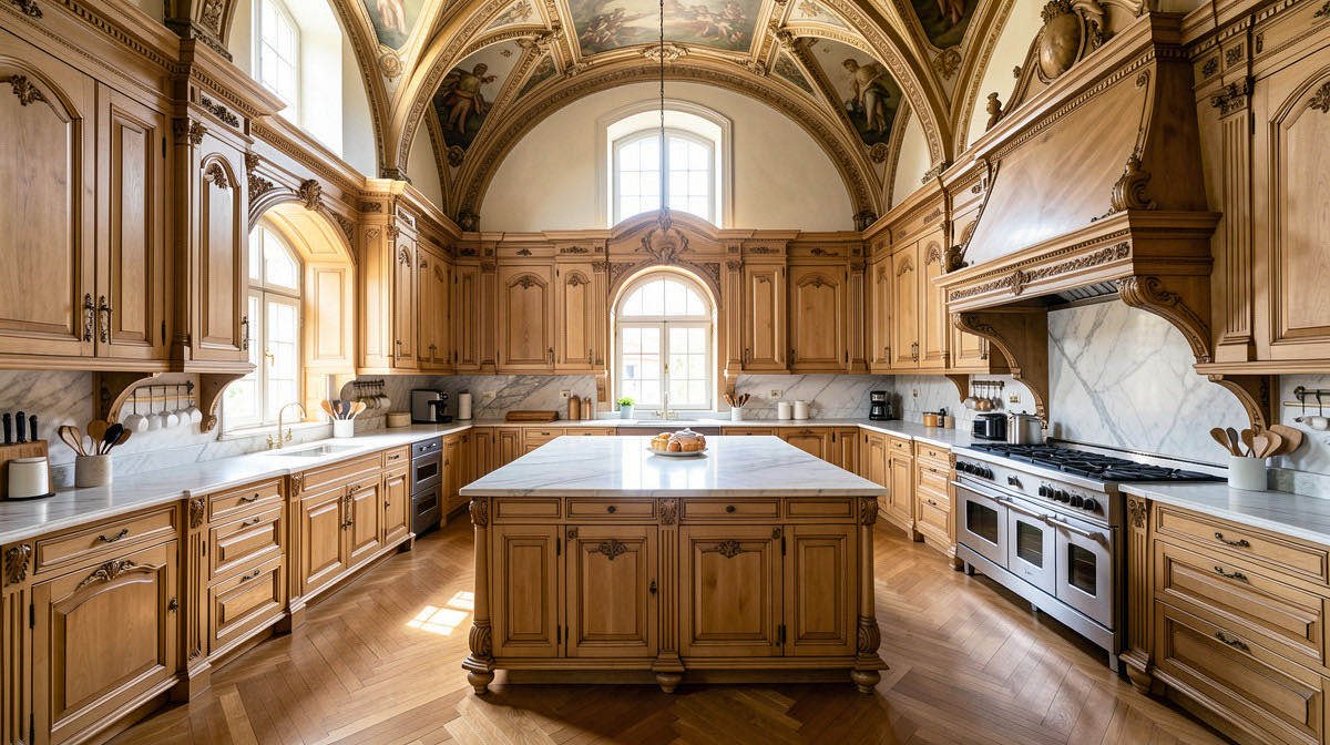 Baroque kitchen — wide