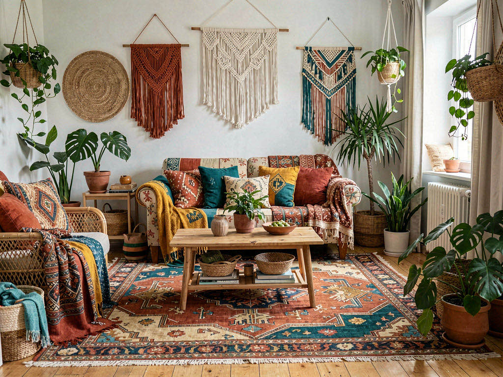 Boho interior design