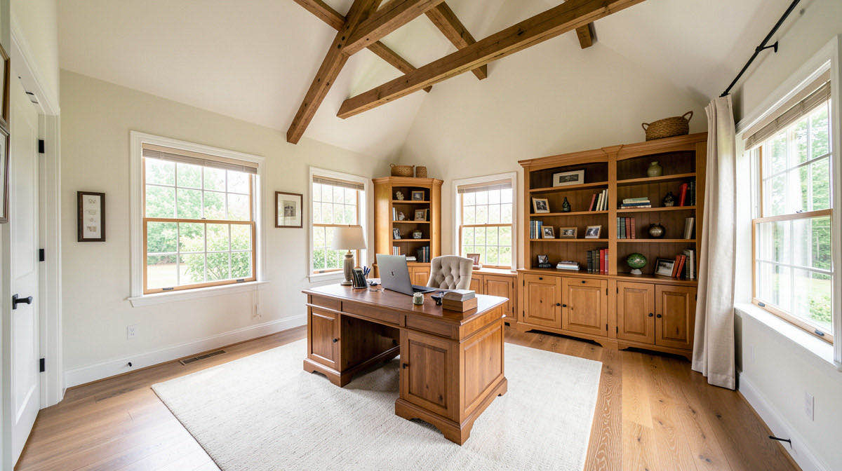 Country House home office — wide
