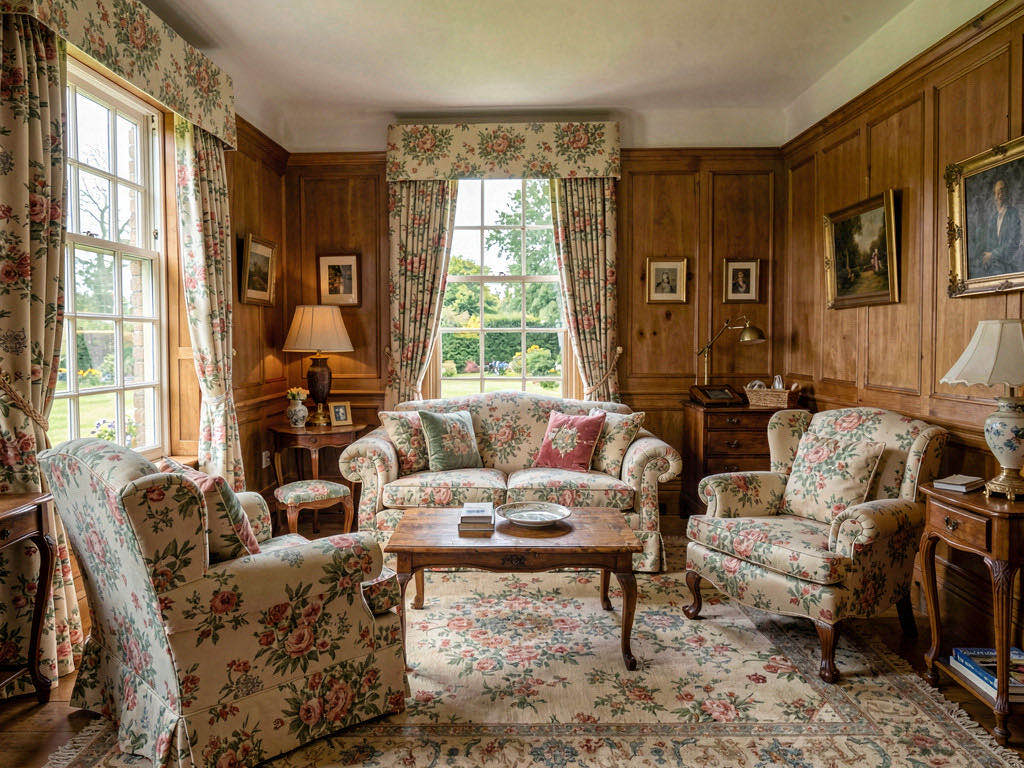 Country House Nursery with arched doorway