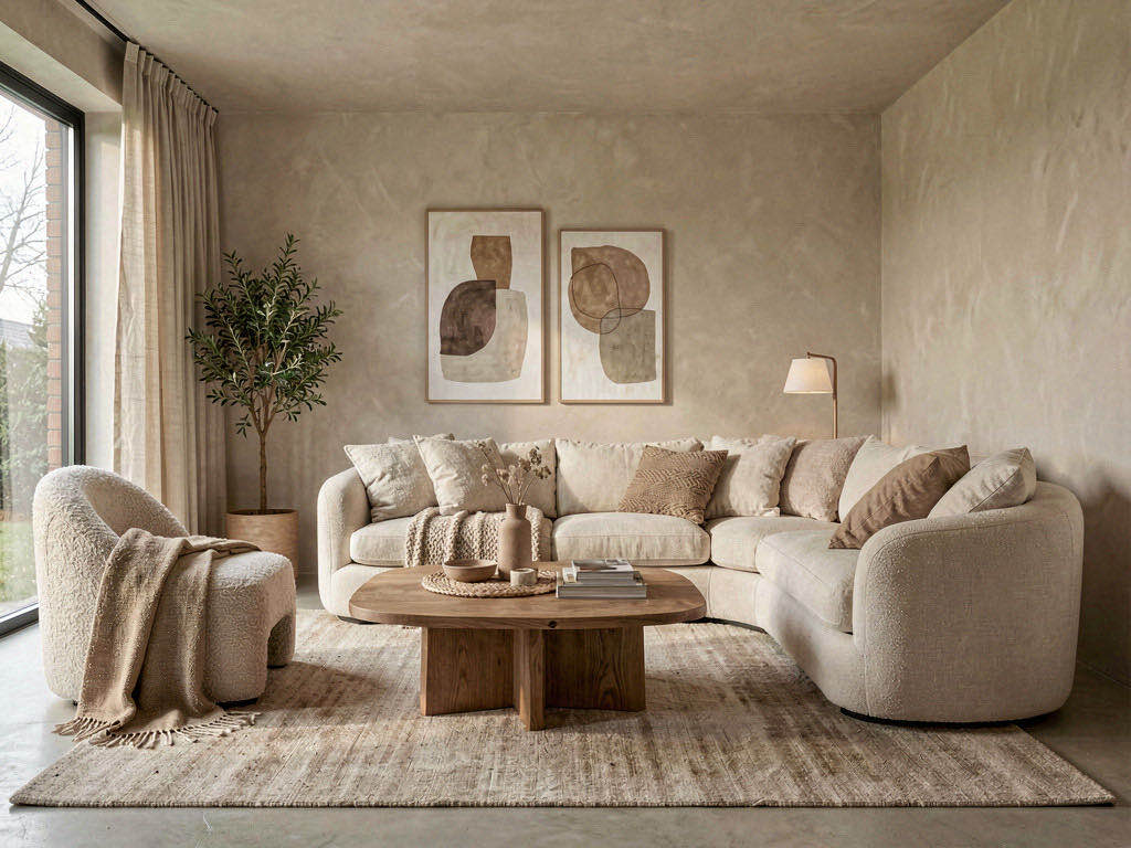 Warm Minimalism interior design